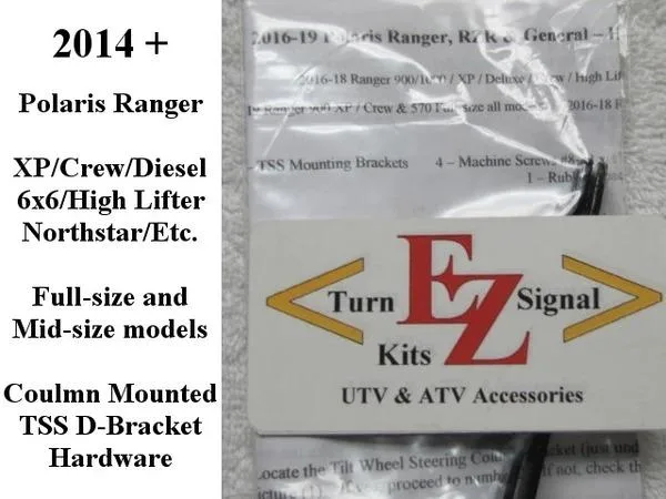 Get Polaris Ranger Tss D-Bracket Online - EZ Turn Signal Kits