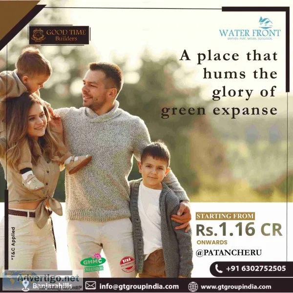 3bhk villas near patancheru | good time builders