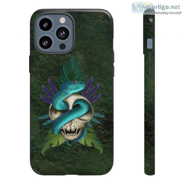 Explore Premium Skull and Snake Phonecase&nbsp Vibrand