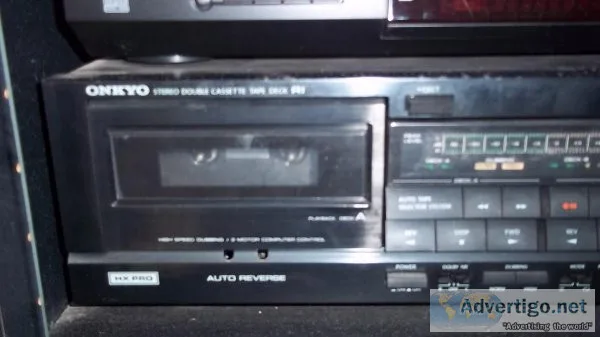 FOR SALE ONKYO TA-RW400 TWIN CASETTE TAPE DECK