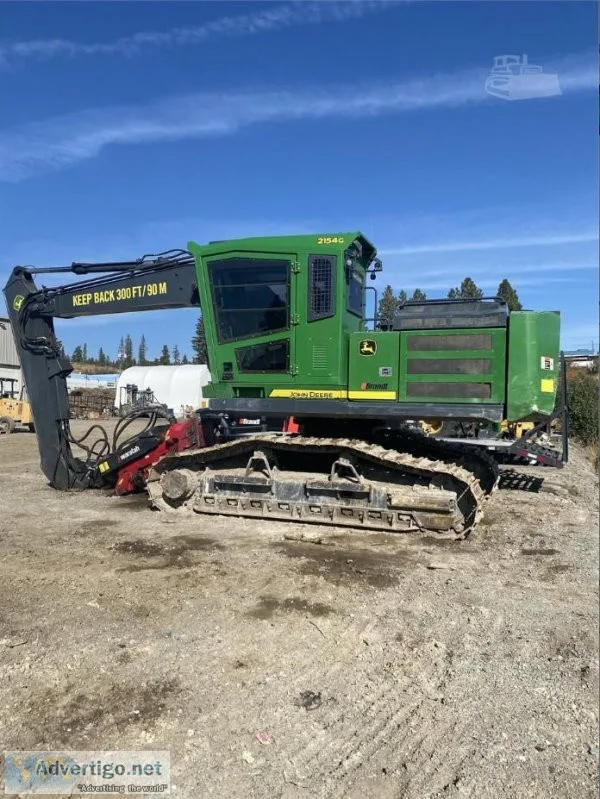 2017 John Deere 2154G Track Harvester For Sale In Phelps Kentuck
