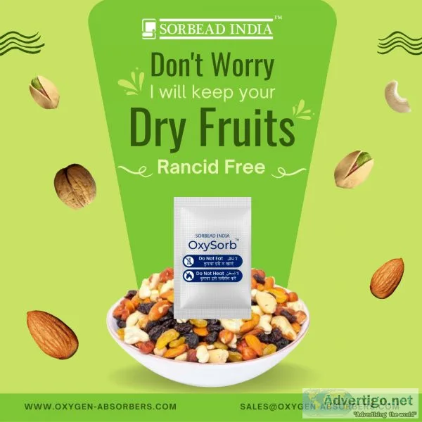 Oxygen absorber packets for long term food storage