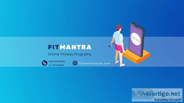Best online fitness program- fitmantra