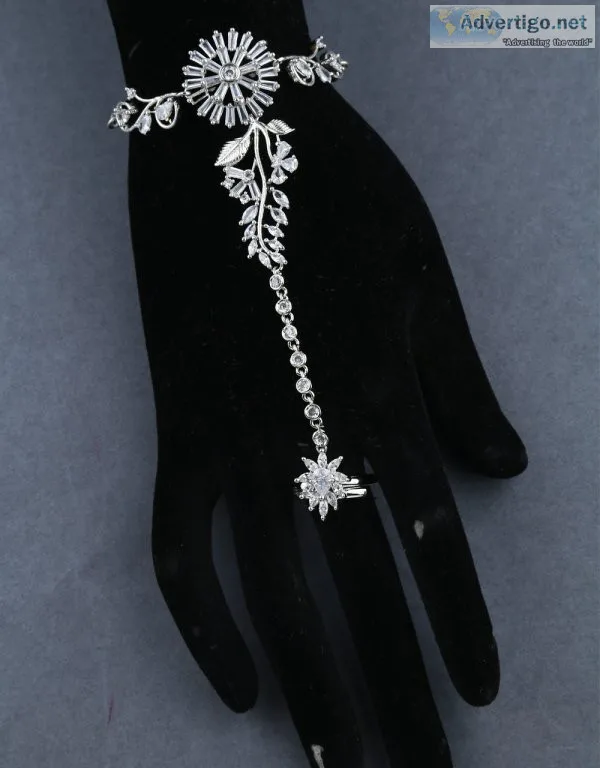 Anuradha art jewellery collection of ring bracelet design online