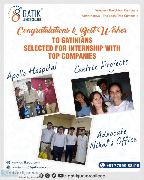 Best intermediate colleges in hyderabad | gatik junior college