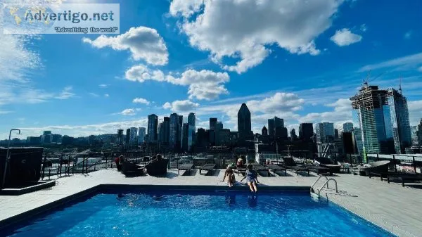 Superb 2 bedroom 2 bathroom condo 8th floor Exalto Griffintown