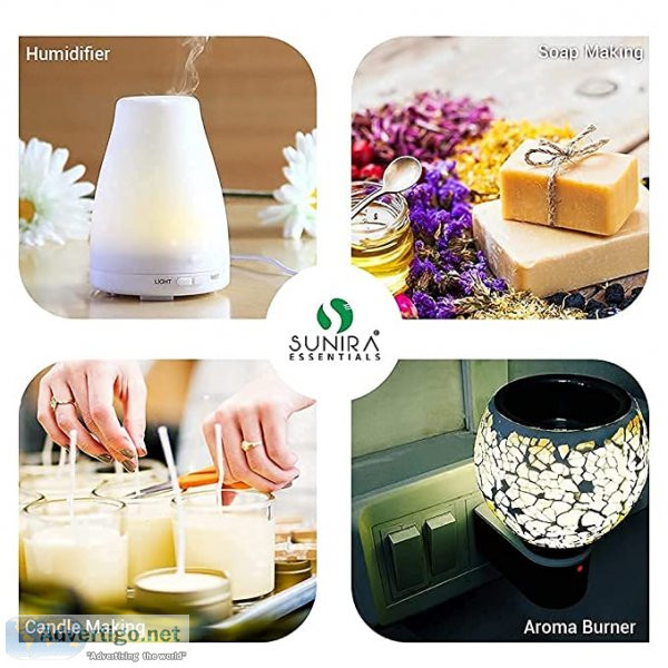 100% natural essential oils online india by sunira essentials