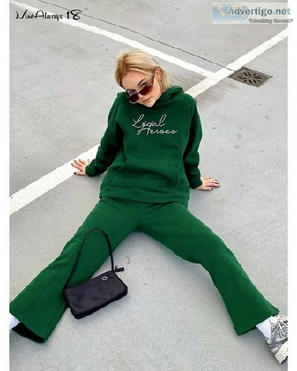 Women Oversized Jogger Sports Green Elastic Loose Casual Sweatpa