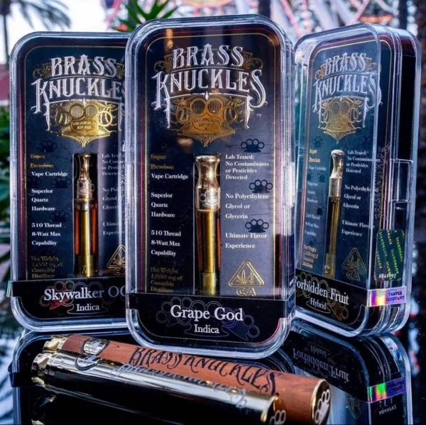 Brass knuckles vape cartridges