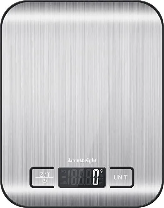 ACCUWEIGHT 211 Kitchen Scale Digital Cooking Scale with Backlit 