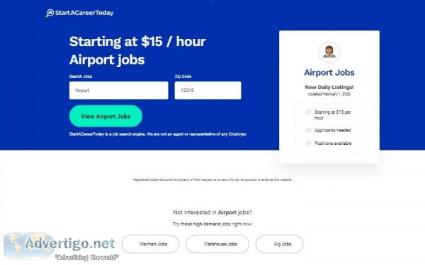 StartACareerToday - Airport Jobs(US)