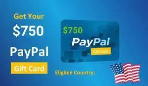 750 PayPal Gift