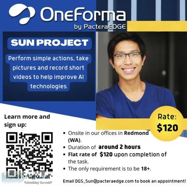 Video and Image Collection Project SUN - Redmond (WA)