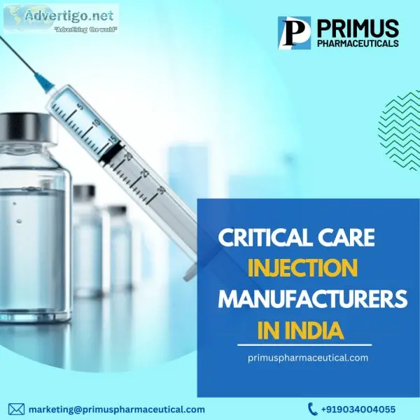 Critical care injection manufacturers in india