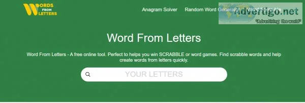 Words from letters