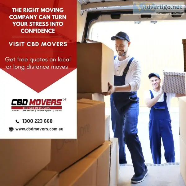 Professional removalists in australia | cbd movers reviews
