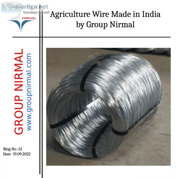 Leading agriculture wire and gi wire manufacturer india- group n