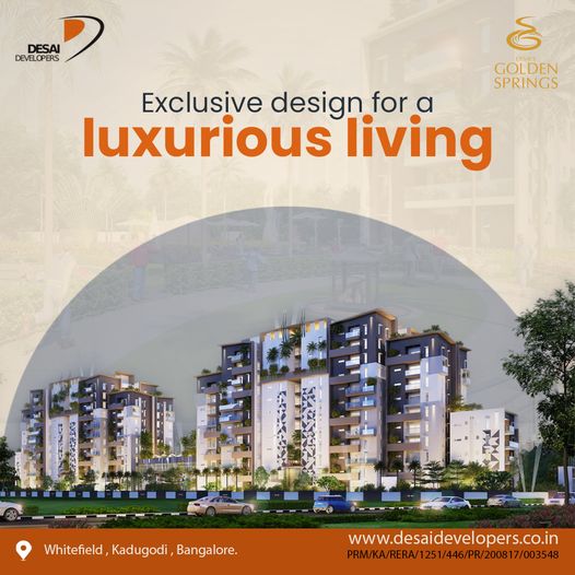 Desai golden springs - convenience at the new edge of bangalore