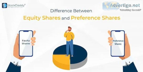 What is the difference between equity share and preference share