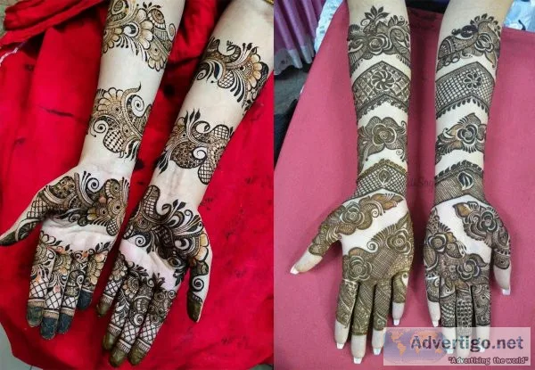 15+ easy and beautiful arabic mehndi design for wedding season -