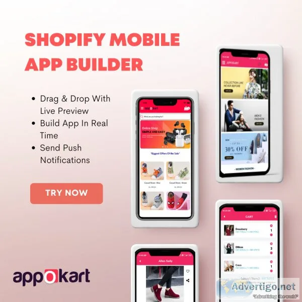 Mobile app for shopify