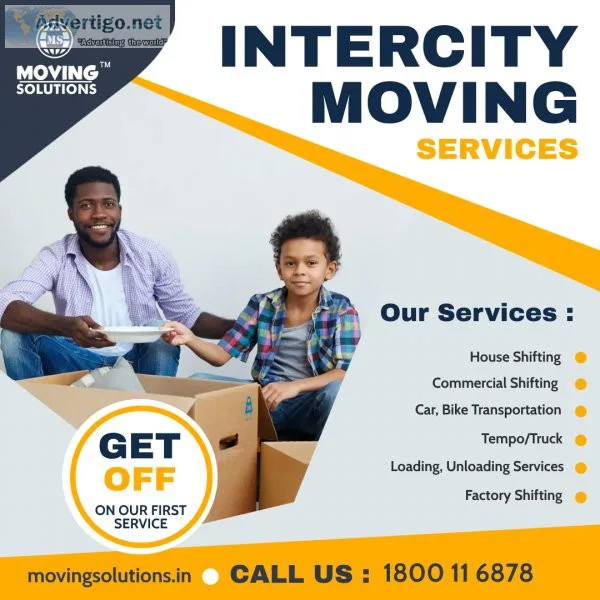 Intercity movers and packers in india - domestic packers and mov