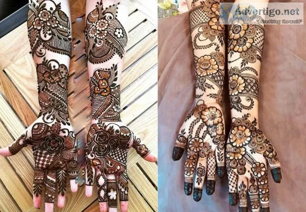 15+ easy and beautiful arabic mehndi design for wedding season -