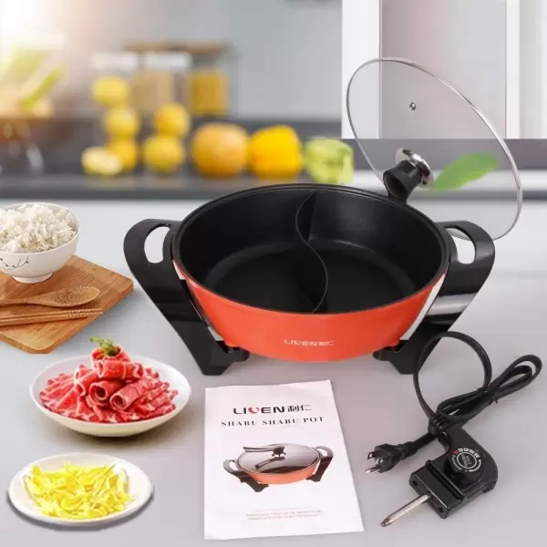 Non Stick coating electric Hot Pot