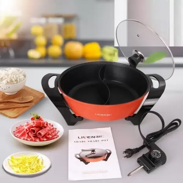Non Stick coating electric Hot Pot