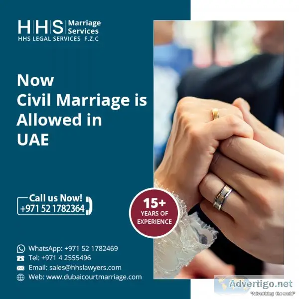 Civil marriage is allowed for non-muslims in uae