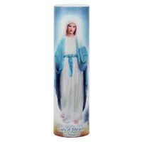 Lady of Miracles Religious Saint LED Flameless Prayer Candle