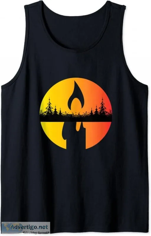 Christmas Tree Candle Costume Tank Top