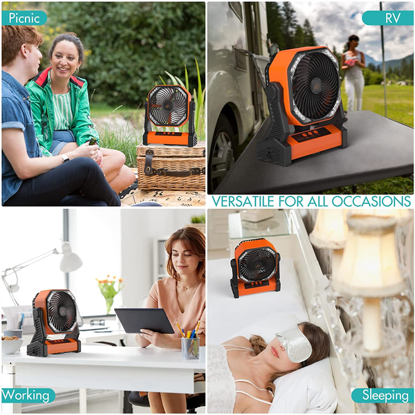What is a better fan to take on a camping trip