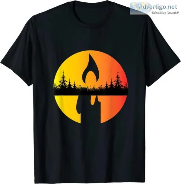 Christmas Tree Candle Costume T-Shirt