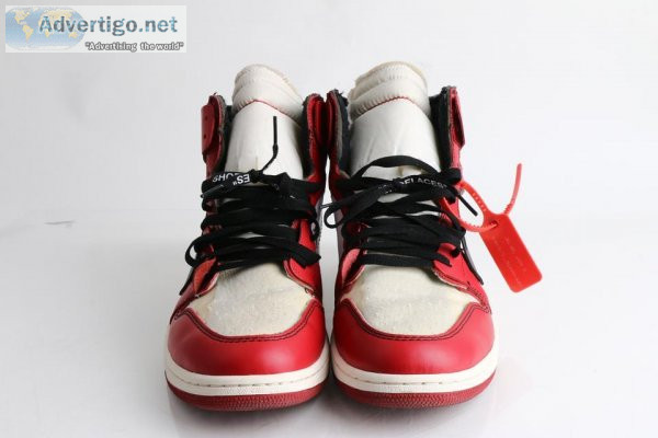 Off-White x Nike Red Air Jordan 1 Retro High Og  chicago   Sneak