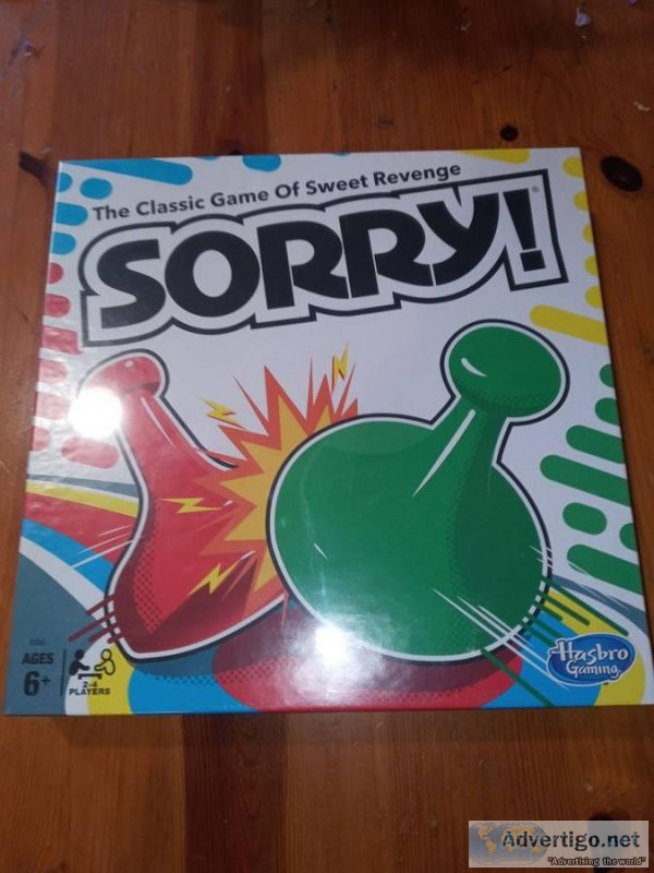 NEW Classic Sorry Board Game