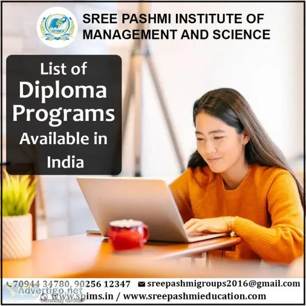 Diploma programs available in india