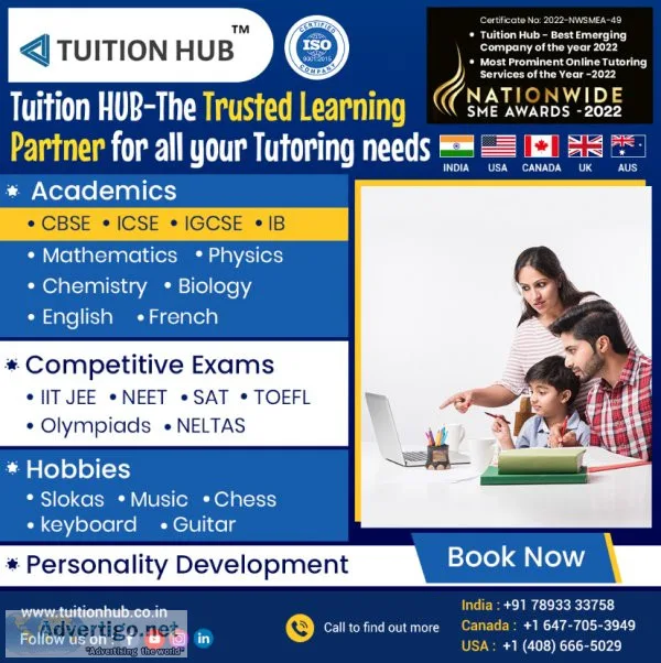 Online tuition in hyderabad | best online tuition | tuition hub