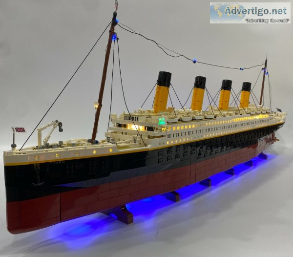 Led lighting kit for lego 10294 titanic