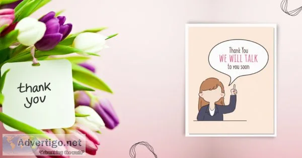 Online thank you ecards