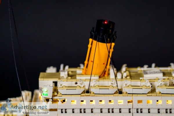 Led lighting kit for lego 10294 titanic