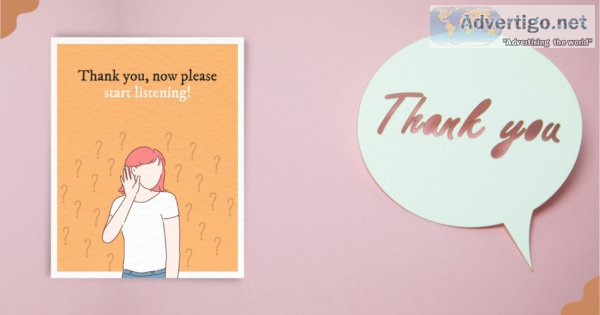 Online thank you ecards