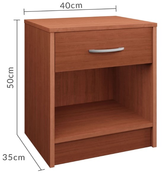 Mesa auxiliar madera maciza