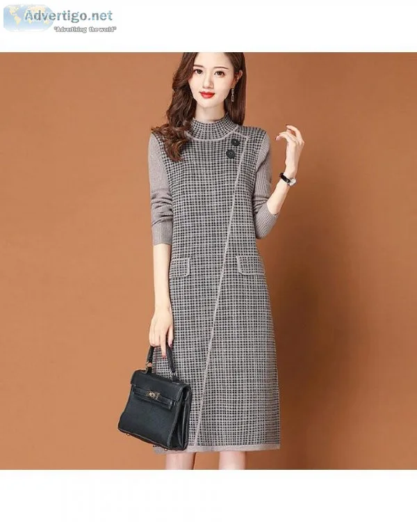 New Women Autumn Winter Casual Thick Warm Plus Velvet Basic Knit