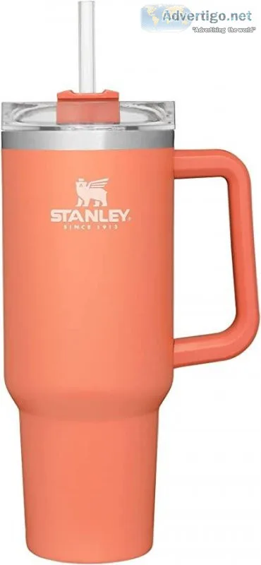 Stanley Adventure Reusable Vacuum Quencher Tumbler with Straw Le