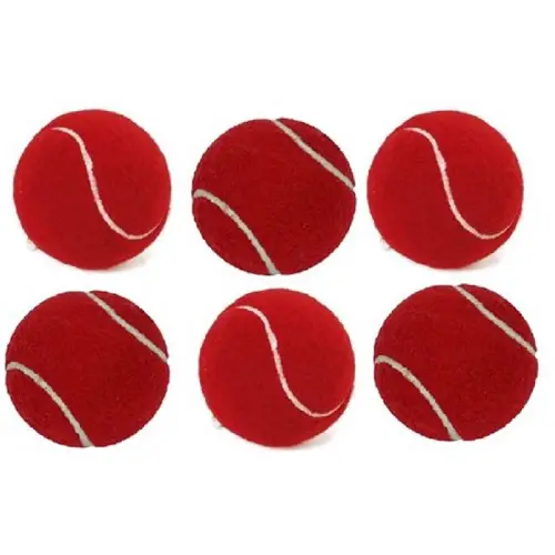Red hard tennis cricket balls ? heavy tennis balls at wholesale 