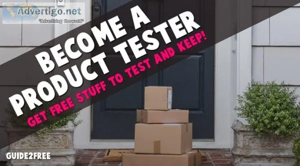 Sign up and start a career as a product tester pre 100hour