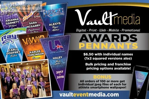 Vault Event Media for all of your gyms needs