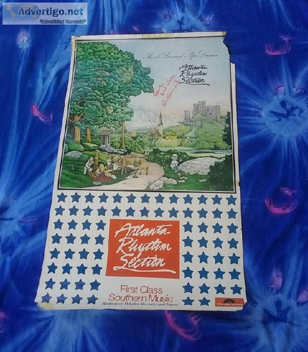 ATLANTA RHYTHM SECTION POSTERTHIRD ANNUAL PIPE DREAMRON HAMMOND 