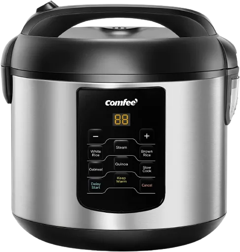 COMFEE  Rice Cooker 6-in-1 Stainless Steel Multi Cooker Slow Coo